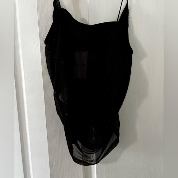 forever 21 black sparkle tank top - Picture 4 of 4